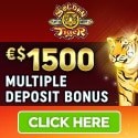 Golden Tiger Casino $1500 free bonus and free spins