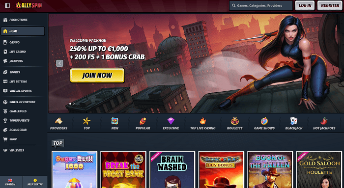 Allyspin Bonuses and Promotions 
