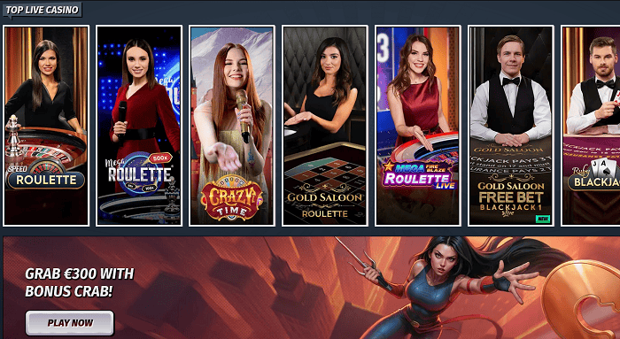 Allyspin Live Casino Games 