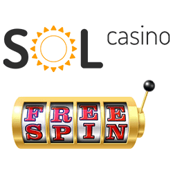 Get your 50 free spins after sign up with Sol Casino! 