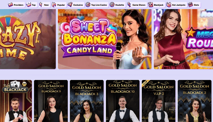 Spinbara Live Casino Games 